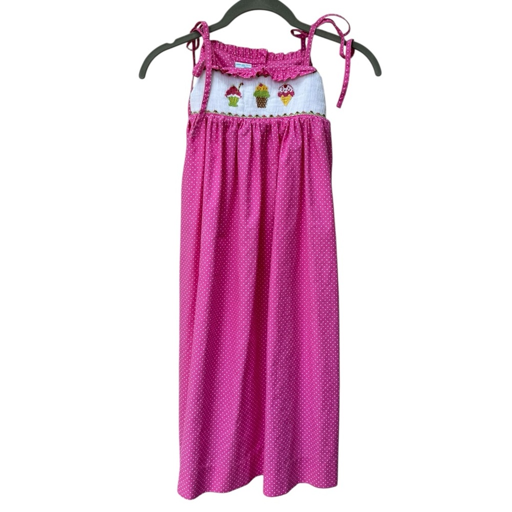 Vive La Fete For Ragsland Ice Cream Smocked Dress size 6 - Picture 3 of 7